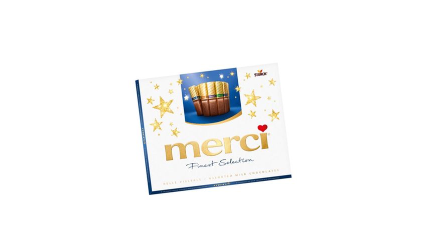 Storck Merci Finest Selection Assorted Milk Chocolates 250g