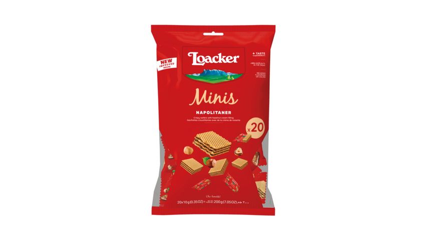 Loacker Minis Napolitaner Wafer 20s x 10g