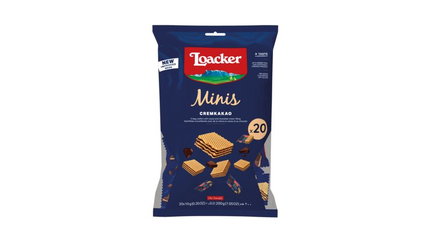 Loacker Minis Cremkakao Wafer 20s x 10g