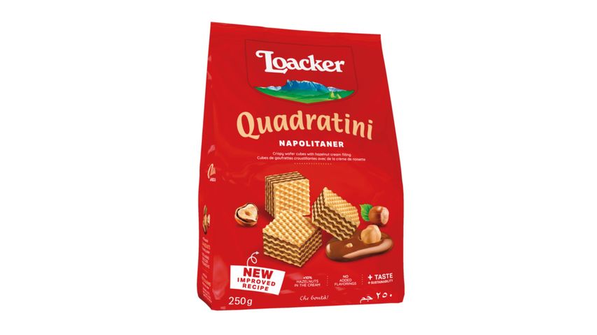 Loacker Quadratini Napolitaner Wafer Cookies 250g