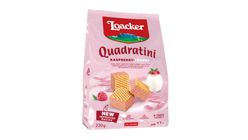 Loacker Quadratini Raspberry-Yoghurt Wafer Cookies 220g