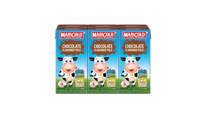 Marigold Chocolate UHT Milk 6s x 200ml