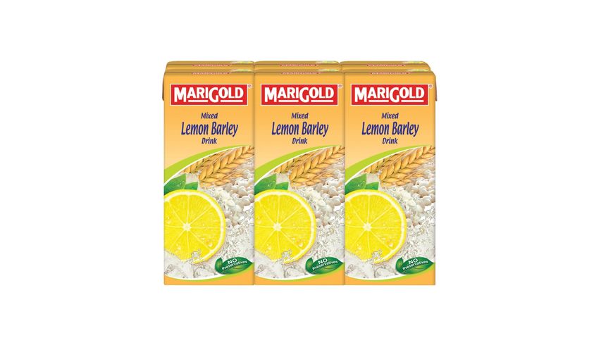 Marigold Less Sweet Lemon Barley Drink 6s x 250ml
