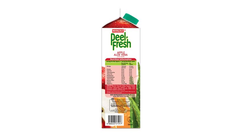 MARIGOLD Peel Fresh Juice Drink 946ml - Apple Aloe Vera