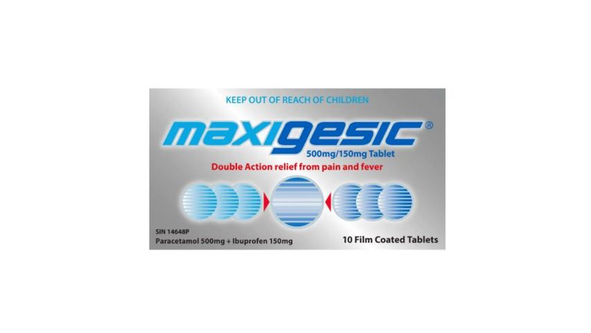 Maxigesic Paracetamol 500mg + Ibuprofen 150mg 20s