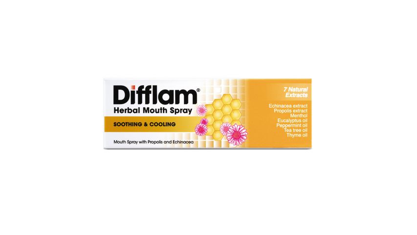 Difflam Herbal Mouth Spray (Soothing & Cooling) 15ml
