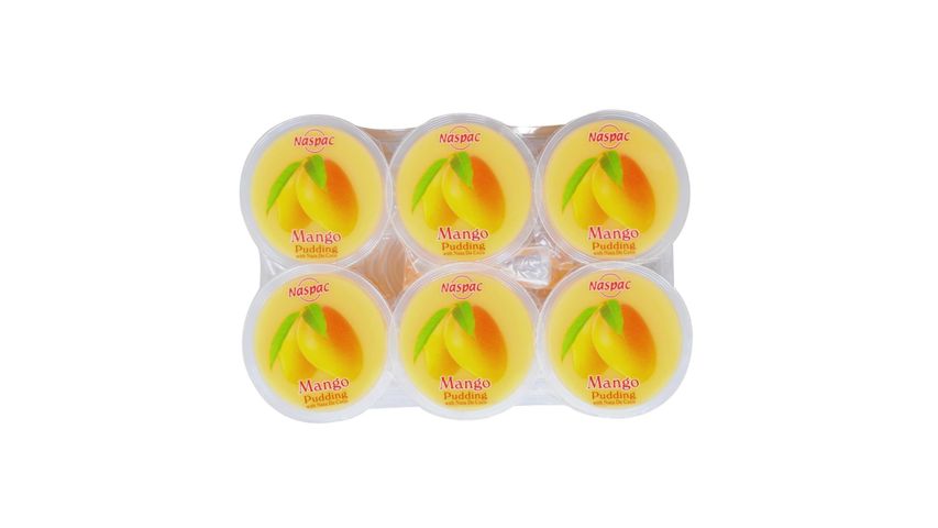 Naspac Nata Decoco Mango Pudding 6s x 108g