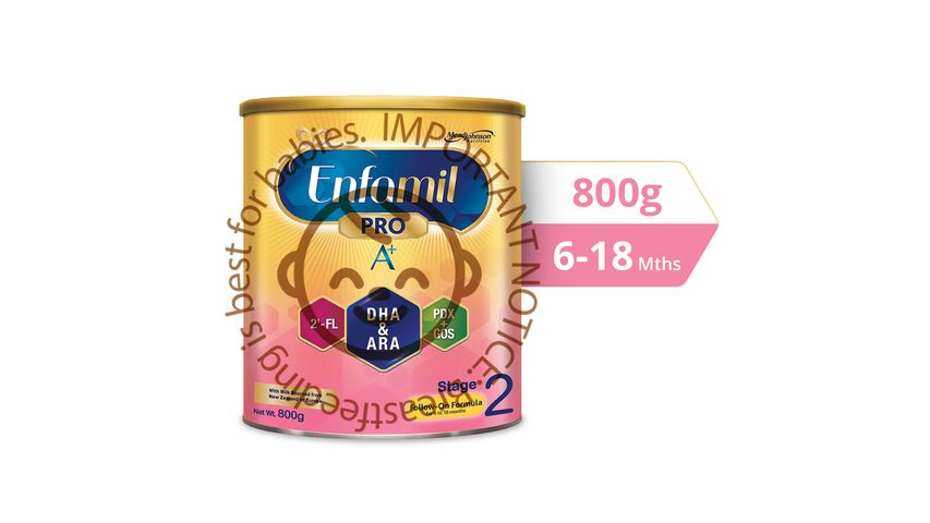 Enfamil A+ Stage 2 2-FL+ MFGM Follow-On Formula (6+ Months) 800g