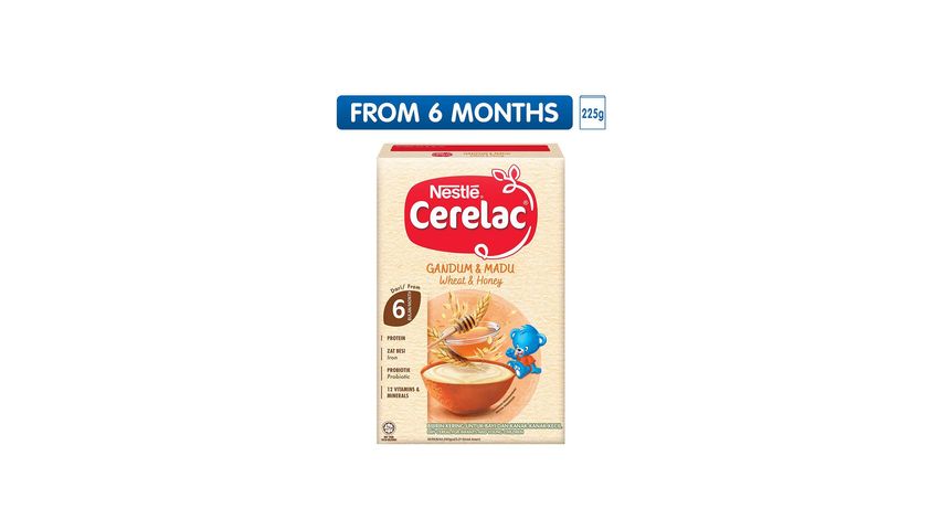Cerelac Wheat & Honey Infant Cereal (From 6 Months) 225g