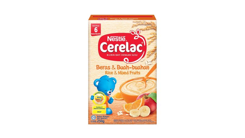 Cerelac Rice & Mixed Fruits Infant Cereal (from 6 Months) 250g
