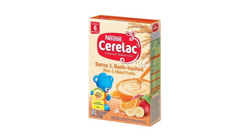 Cerelac Rice & Mixed Fruits Infant Cereal (from 6 Months) 250g