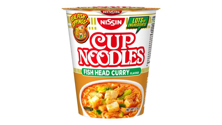 Nissin Cup Noodles Fish Head Curry Flavour 73g