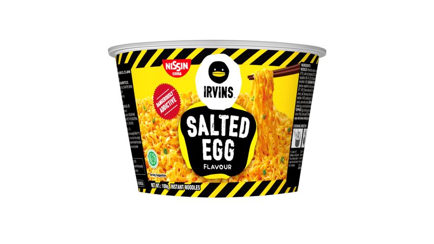 Nissin Irvins Salted Egg Flavour Instant Noodles (Halal) 100g