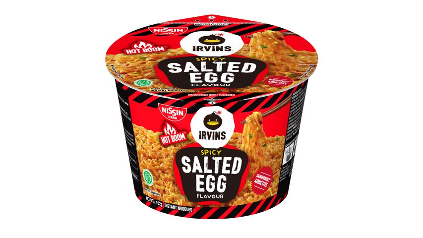 Nissin Irvins Spicy Salted Egg Flavour Instant Noodles (Halal) 102g