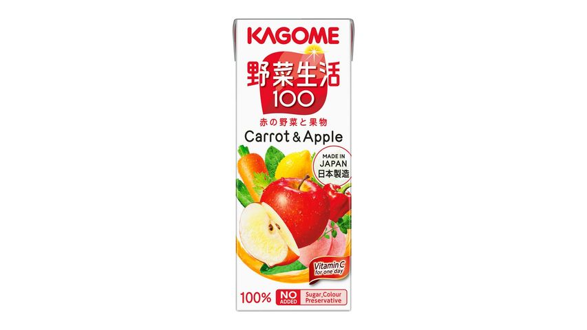 Kagome YasaiSeikatsu100 Carrot and Apple 200ml