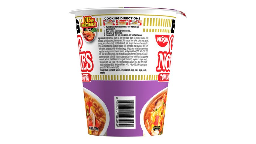 Nissin Big Cup Noodles Tom Yam Seafood 108gm