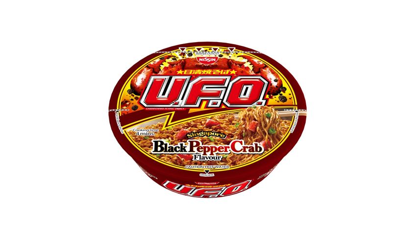 Nissin UFO Instant Noodles Bowl - Black Pepper Crab 94g