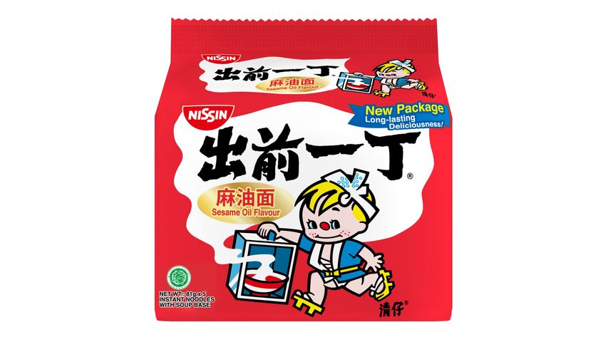 Nissin Chu Qian Yi Ding Sesame Oil Noodles (Halal) 5pcs x 81g