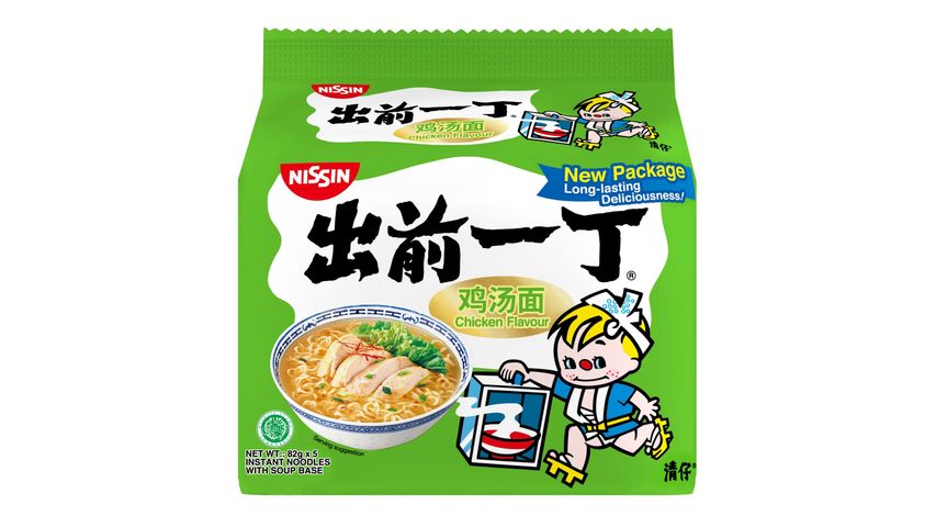Nissin Chu Qian Yi Ding Chicken Noodles (Halal) 5pcs x 82g