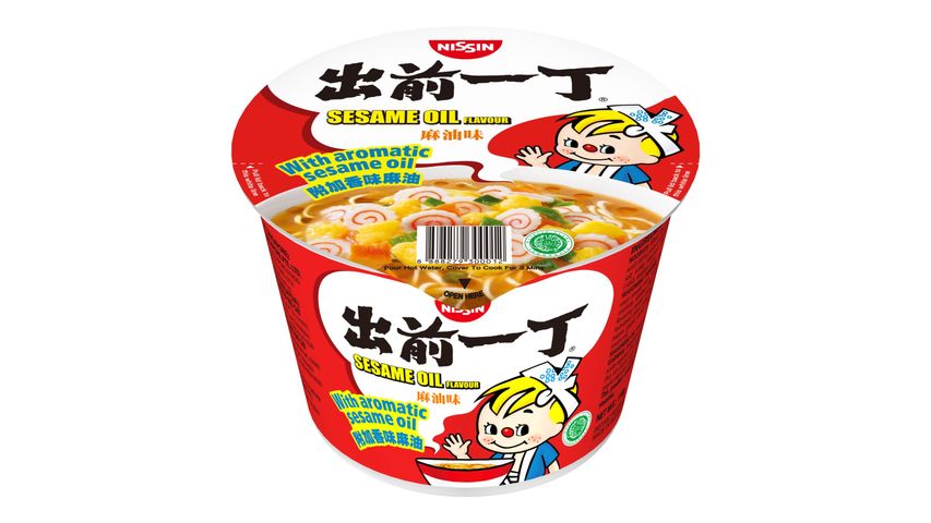 Nissin Chu Qian Yi Ding Instant Noodles Bowl - Sesame Oil 110g