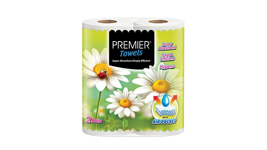 Premier Sunflower Kitchen Towel Tall 2 rolls x 350g