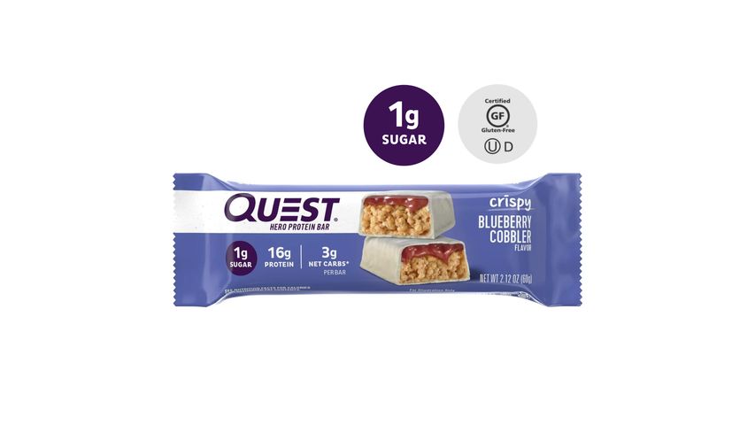 Quest Hero Protein Bar - Blueberry Cobbler 60g