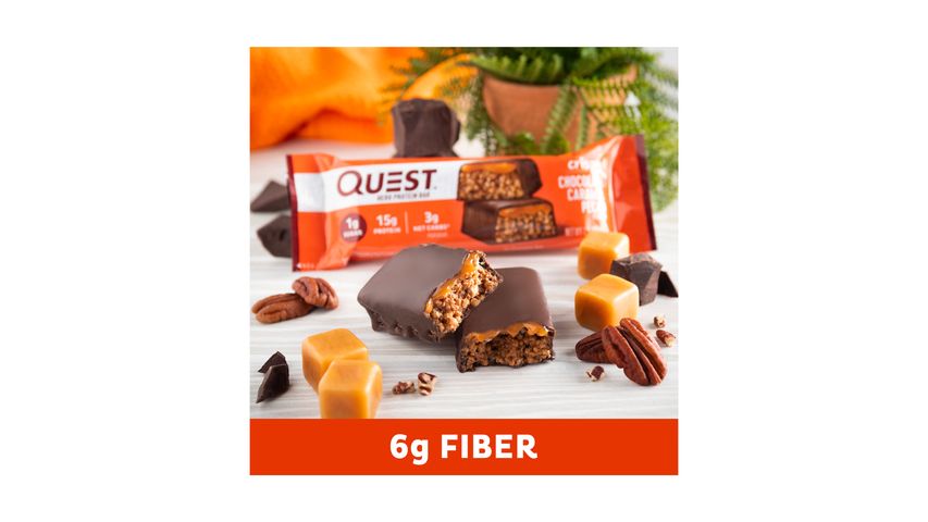 Quest Hero Protein Bar - Chocolate Caramel Pecan 60g
