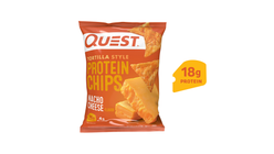 Quest Nutrition Protein Chips, Healthy Snacks, Build Muscle, 3 / 12 Packs, All Flavors Available 3 Packs - Nacho Cheese | 800 公克