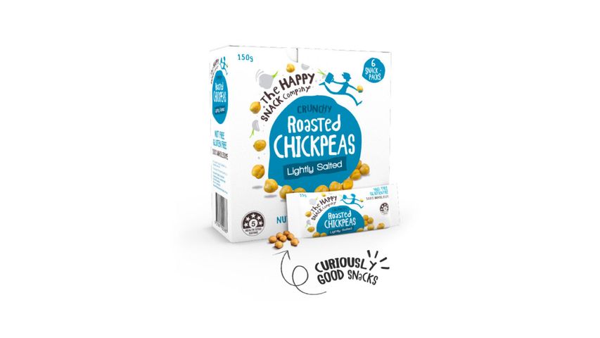 The Happy Snack Company Roasted Chickpeas Lightly Salted 150g