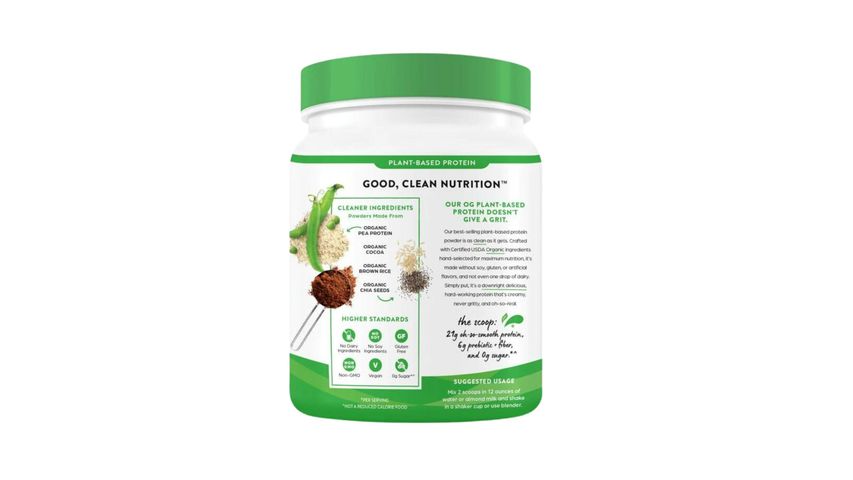 Orgain Organic Plant Protein Powder - Chocolate 462g