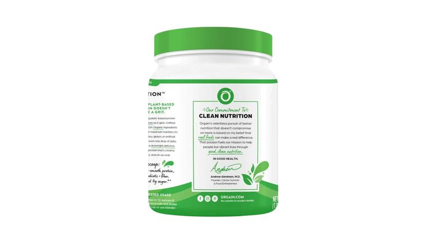 Orgain Organic Plant Protein Powder - Chocolate 462g