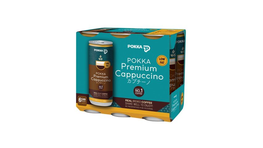 Pokka Premium Coffee - Cappuccino Can 6s x 240ml