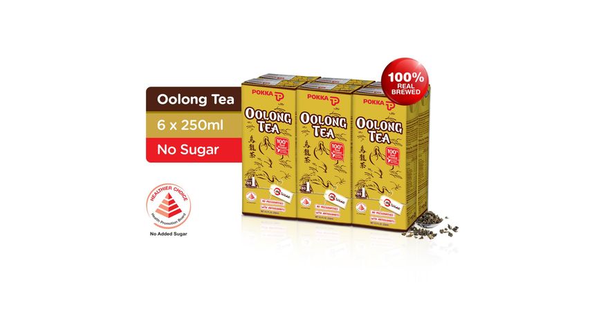 Pokka Oolong Tea (No Sugar) Packet 6s x 250ml