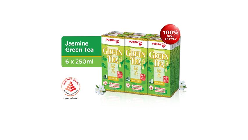 Pokka Jasmine Green Tea 250ML X 6S