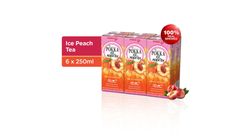 Pokka Ice Peach Tea Packet 6s x 250ml