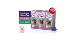 Pokka Ice Kyoho Grape Tea (Less Sugar) Packet 6s x 250ml