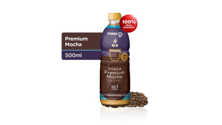 Pokka Premium Coffee - Mocha Bottle 500ml