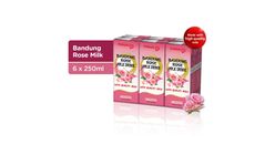 Pokka Bandung Rose Milk Drink 6 x 250ml
