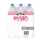 Evian Natural Mineral Water 6pcs x 1.5L
