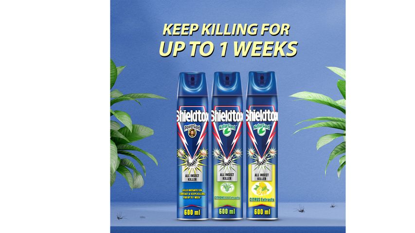 Shieldtox Odourless All Insect Killer Powergard Spray 600ml