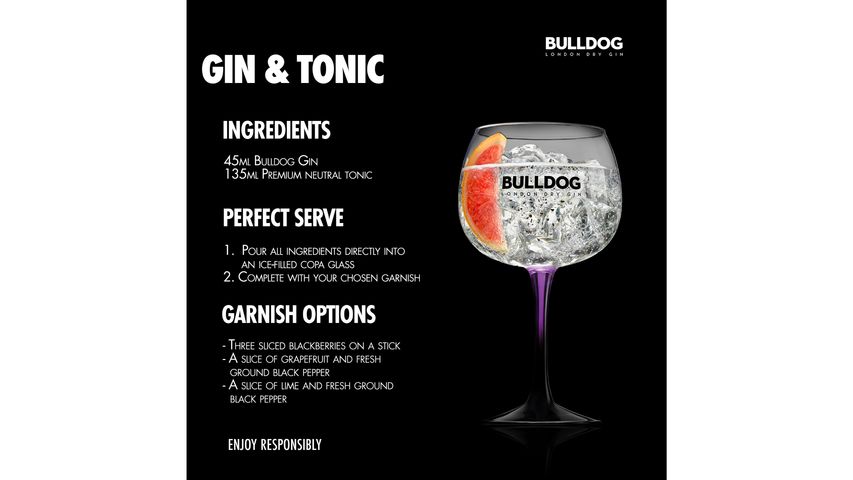 Bulldog London Dry Gin 750ml