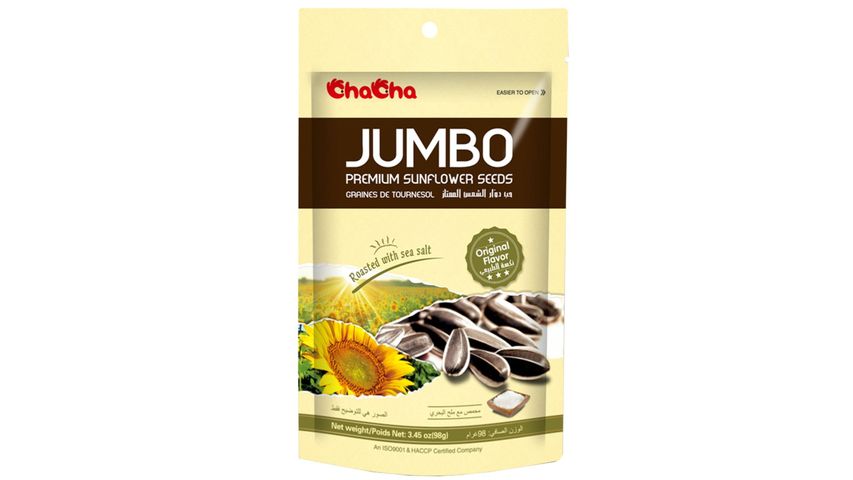 ChaCha Premium Jumbo Sunflower Seeds Original Flavour 98g