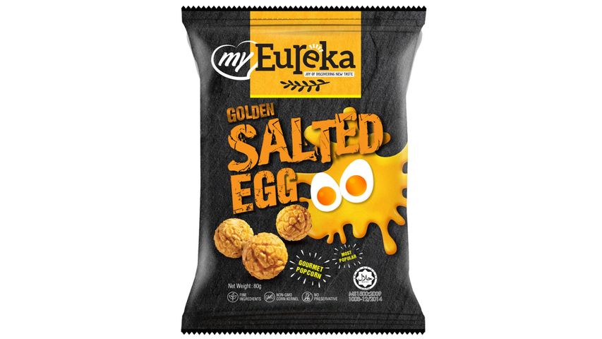 myEureka Gourmet Popcorn Golden Salted Egg 80g