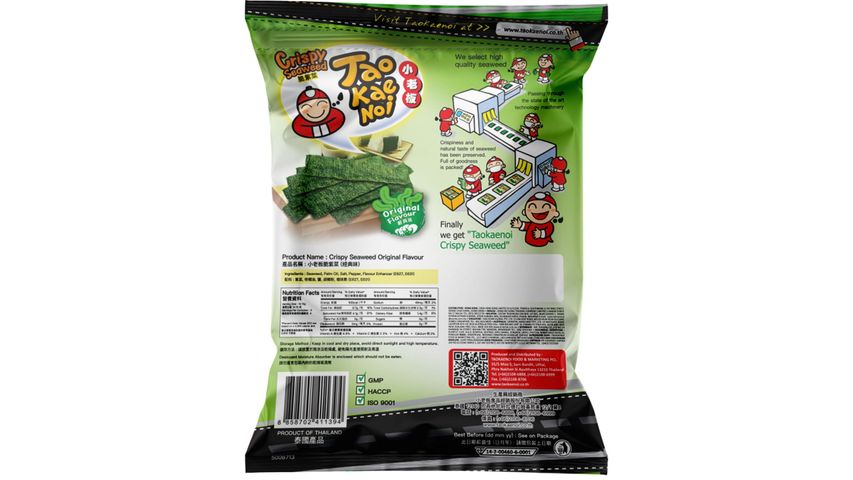 Tao Kae Noi Crispy Seaweed (Original) 59g