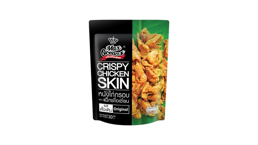 Max Oceans Crispy Chicken Skin Snack - Original 30g