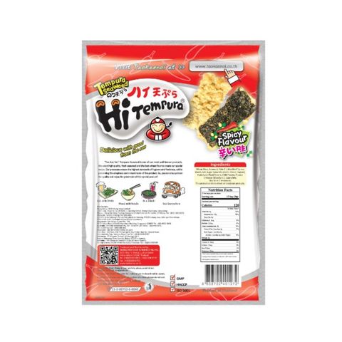 TaoKaeNoi Tempura Seaweed Spicy 40g