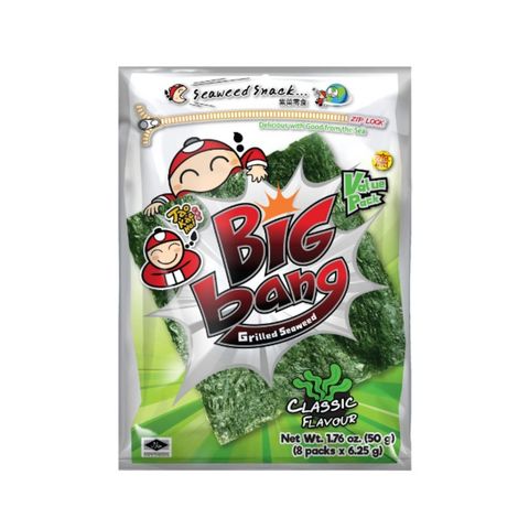 Tao Kae Noi Big Bang Grilled Seaweed (Classic) 8 x 6.25g