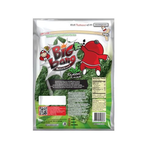 Tao Kae Noi Big Bang Grilled Seaweed (Classic) 8 x 6.25g