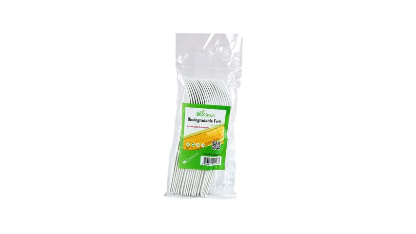 Biogreen Biodegradable Fork 20s