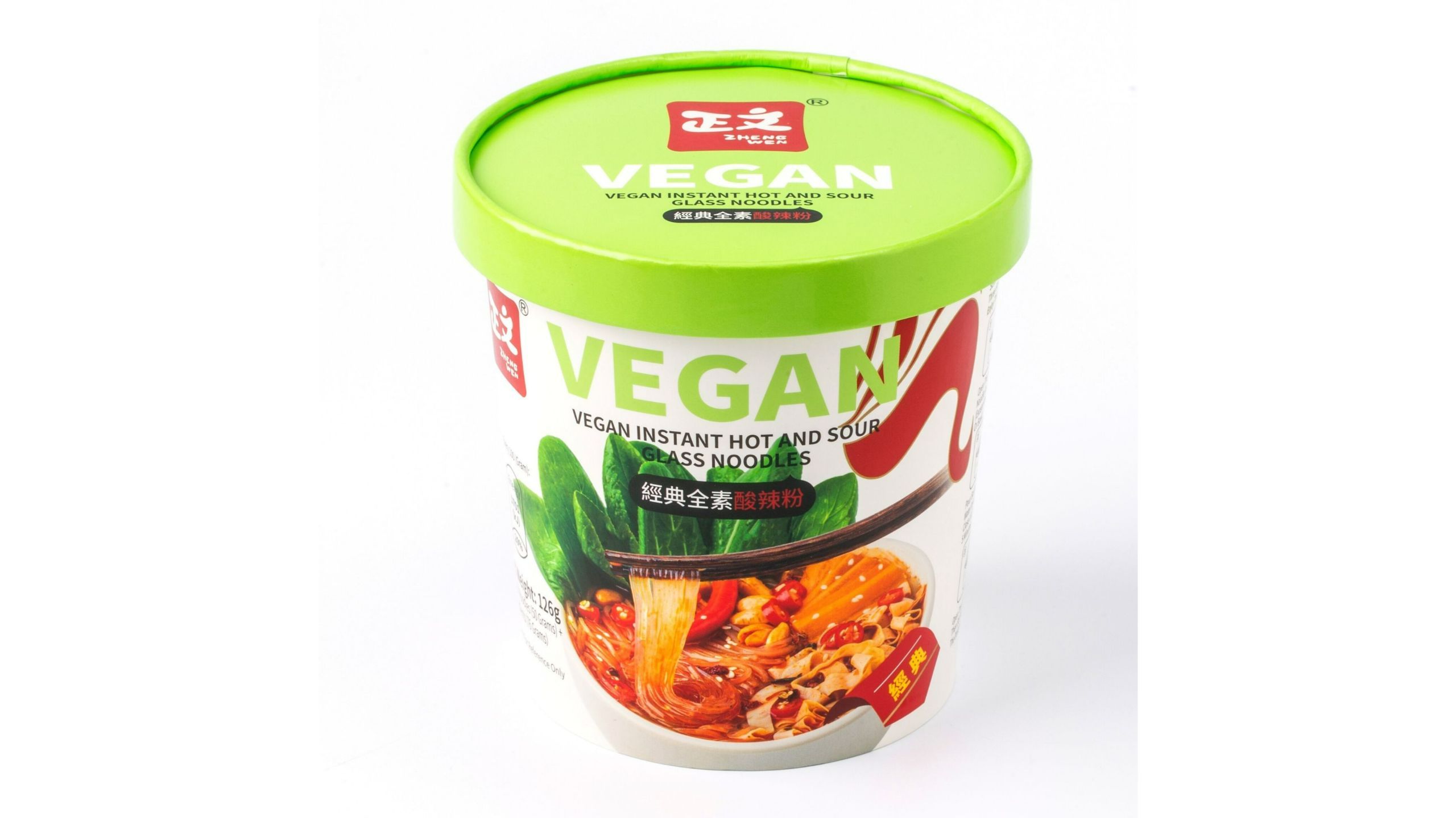 Zheng Wen Vegan Instant Hot & Sour Glass Noodles 126g delivery